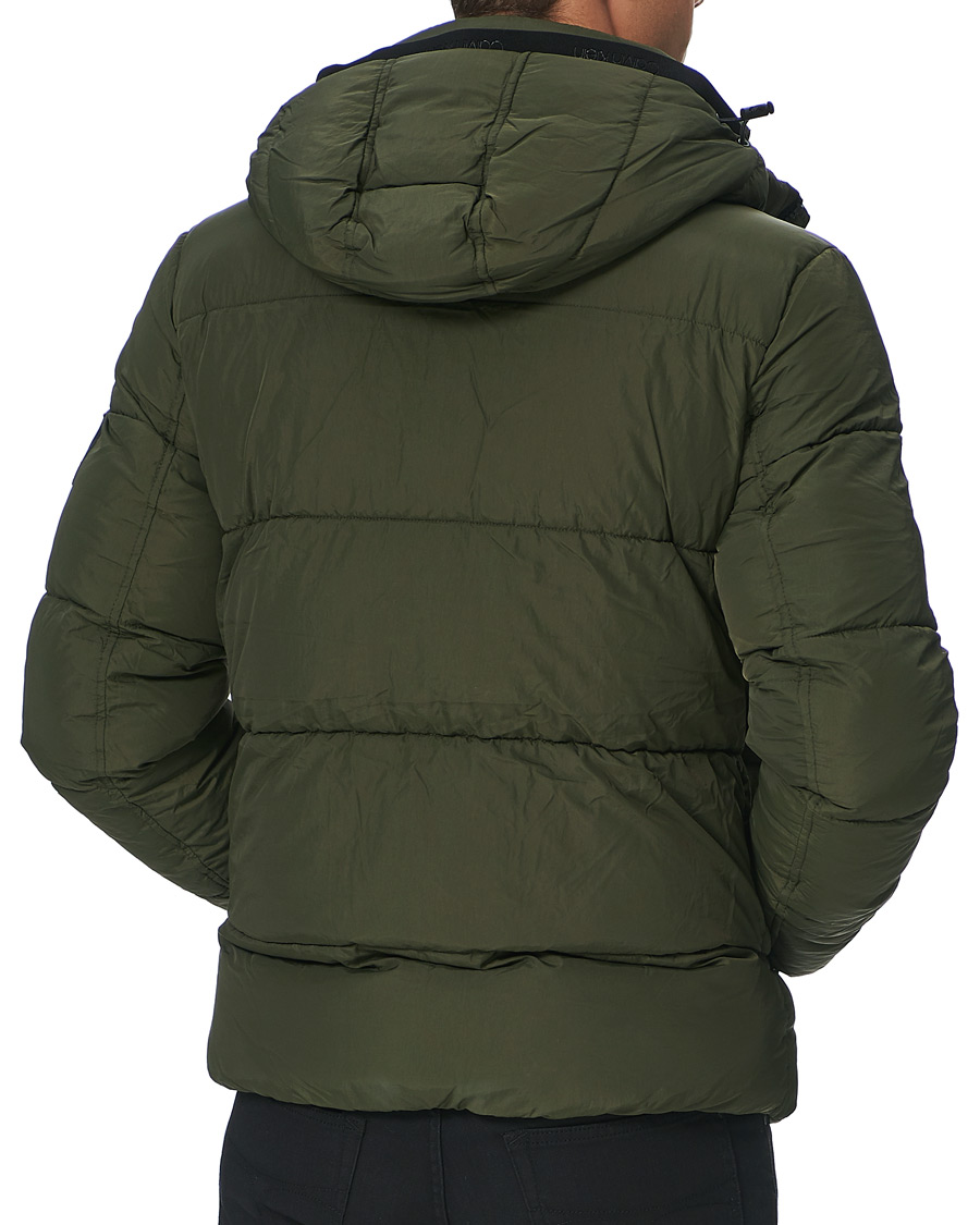 Herr | Jackor | Calvin Klein | Crinkle Nylon Puffer Jacket Dark Olive