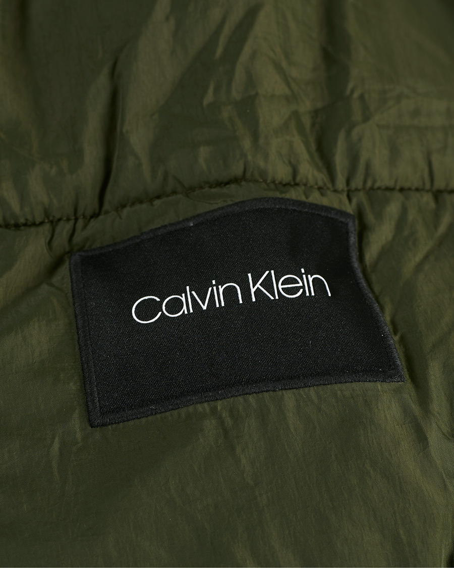 Herr | Jackor | Calvin Klein | Crinkle Nylon Puffer Jacket Dark Olive