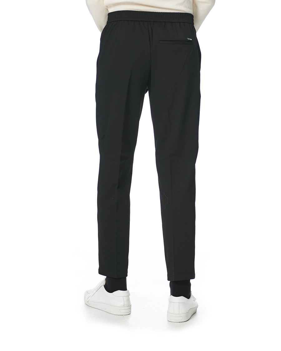 Herr | Byxor | Calvin Klein | Tapered Fit Jersey Hybrid Pants Black