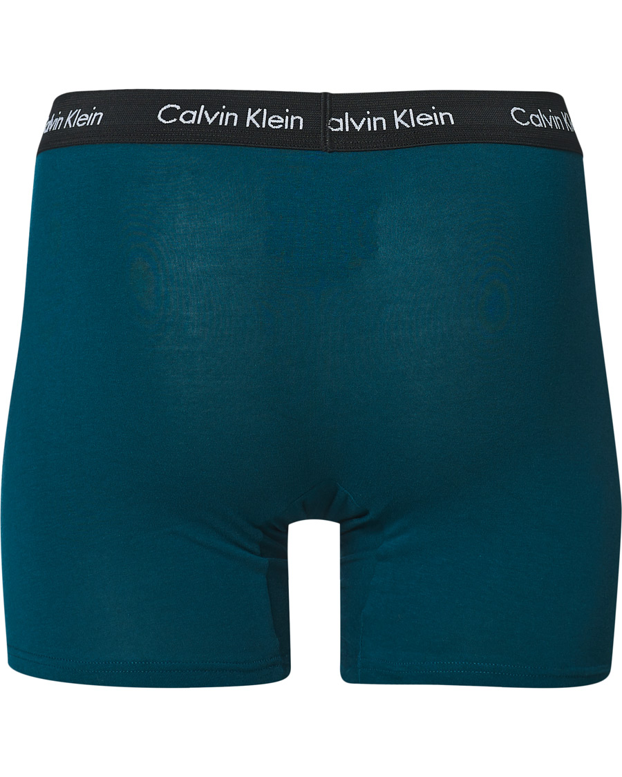 Herr | Underkläder | Calvin Klein | Cotton Stretch 3-Pack Boxer Breif Green/Navy/Red