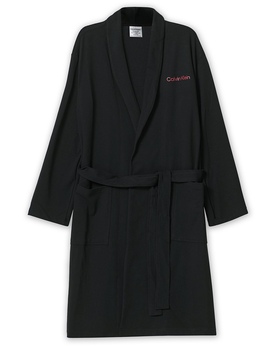 Herr | Pyjamas & Morgonrockar | Calvin Klein | Loungwear Robe Black