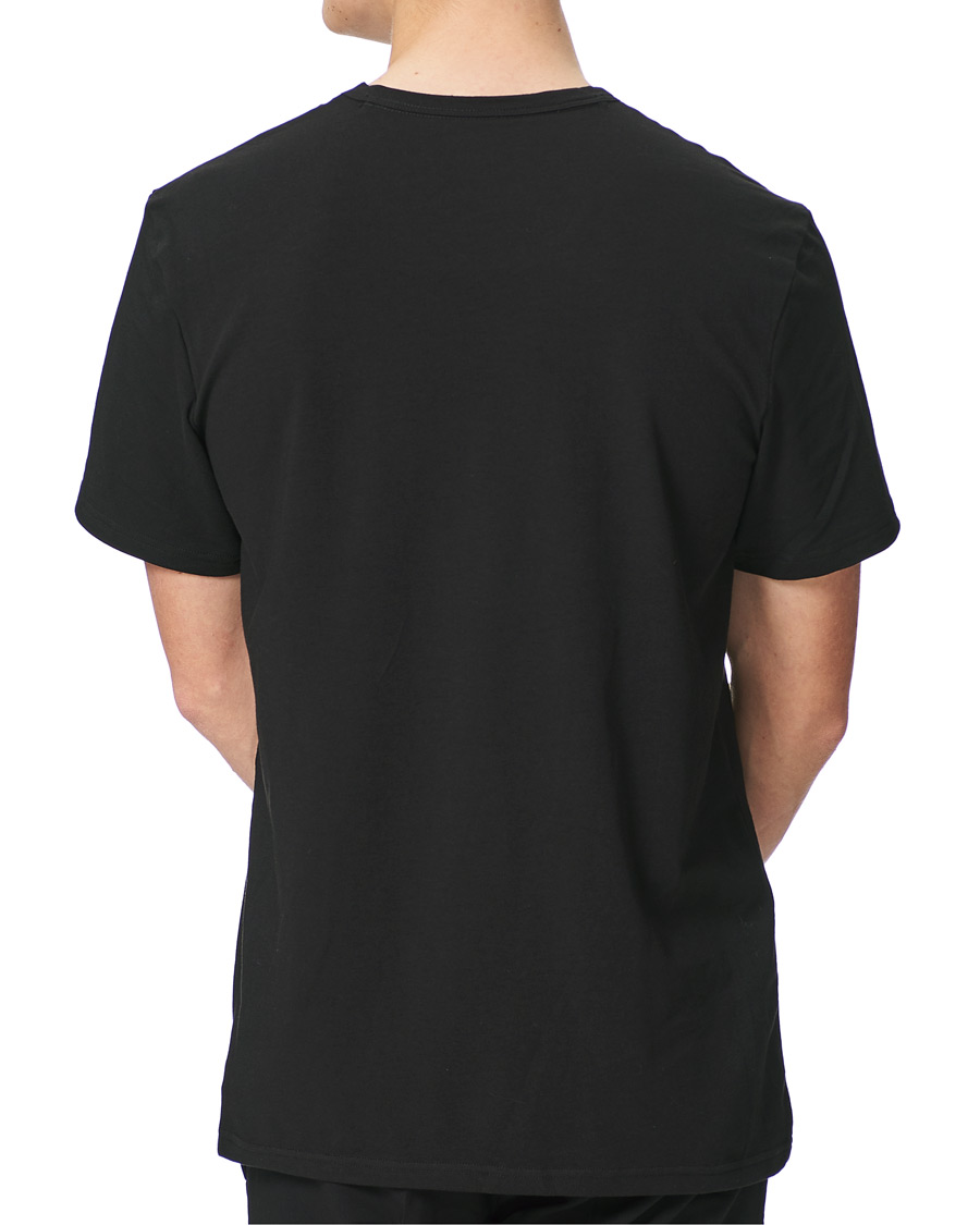 Herr | T-Shirts | Calvin Klein | Center Logo Crew Neck Tee Black