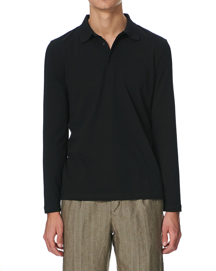 Herr | Tröjor | Filippa K | Luke Lycra Poloshirt Black