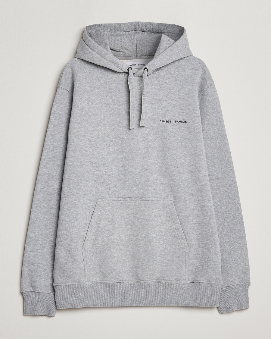 Herr | Tröjor | Samsøe Samsøe | Norsbro Hoodie Grey Melange