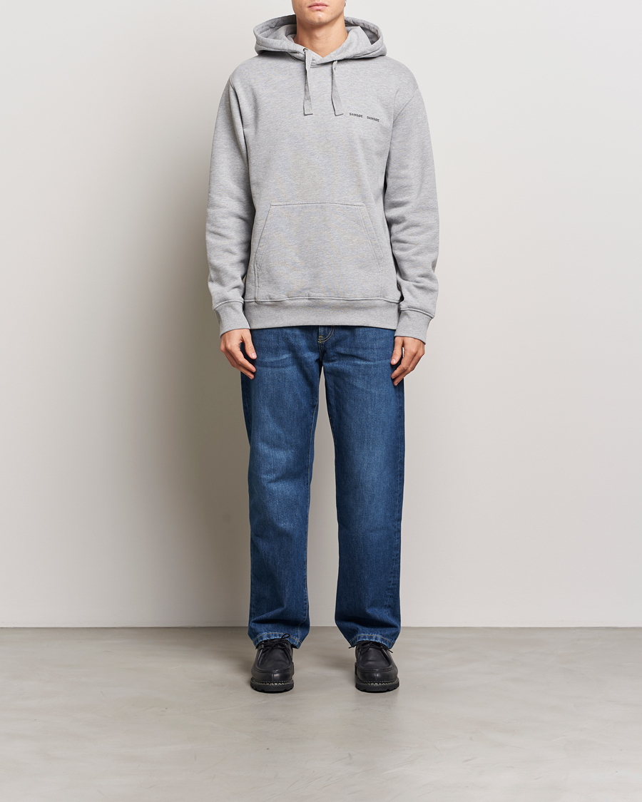 Herr | Tröjor | Samsøe Samsøe | Norsbro Hoodie Grey Melange