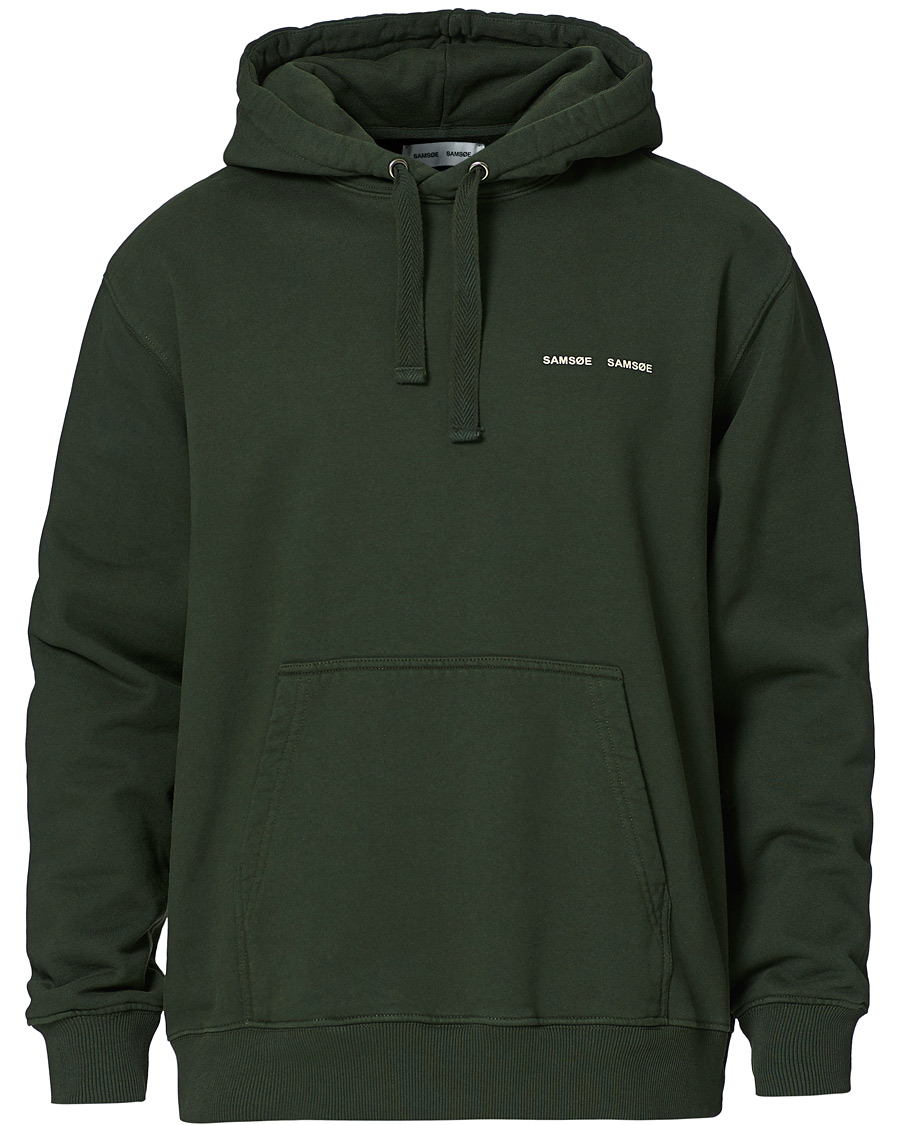 Herr | Tröjor | Samsøe Samsøe | Samsøe & Samsøe Norsbro Hoodie Kambu Green
