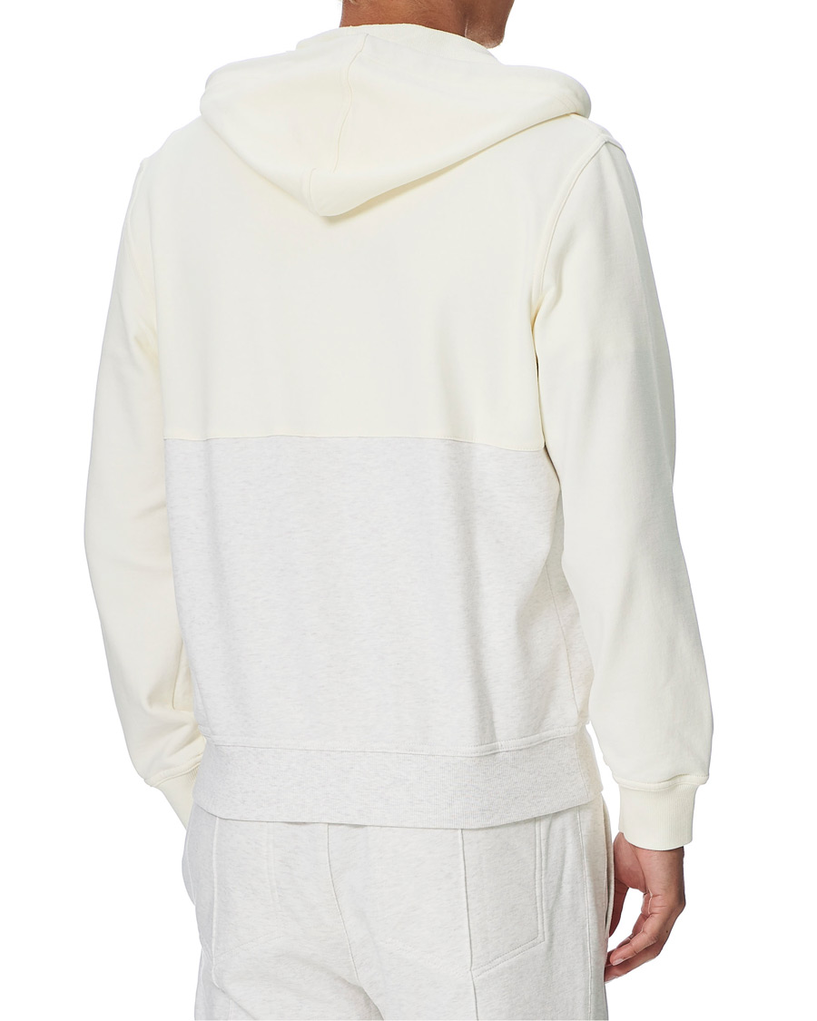 Herr | Tröjor | Brunello Cucinelli | Soft Fleece Cotton Zip Sweater Off White