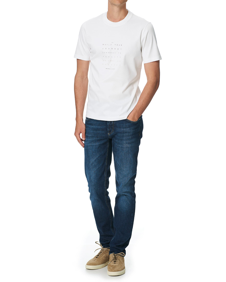 Herr | T-Shirts | Brunello Cucinelli | Journey Short Sleeve T-Shirt White