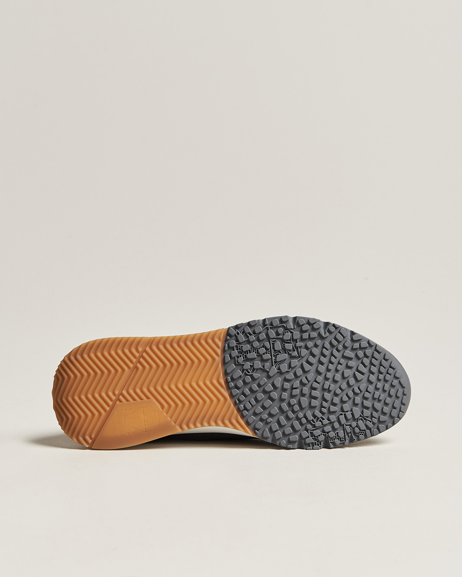 Herr | Brunello Cucinelli Flannel Running Sneakers Dark Grey | Brunello Cucinelli | Flannel Running Sneakers Dark Grey