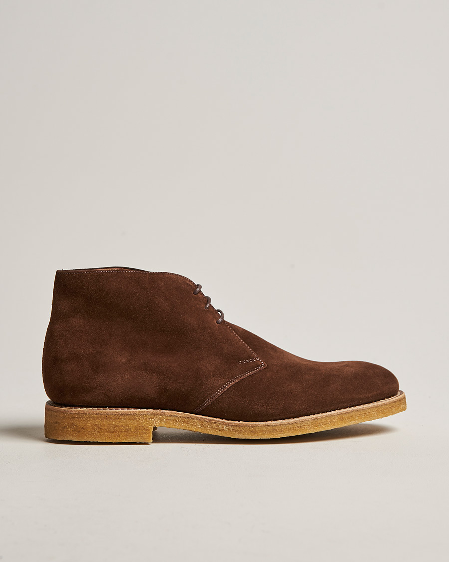 Herr | Loake 1880 Rivington Suede Crepe Sole Chukka Brown | Loake 1880 | Rivington Suede Crepe Sole Chukka Brown