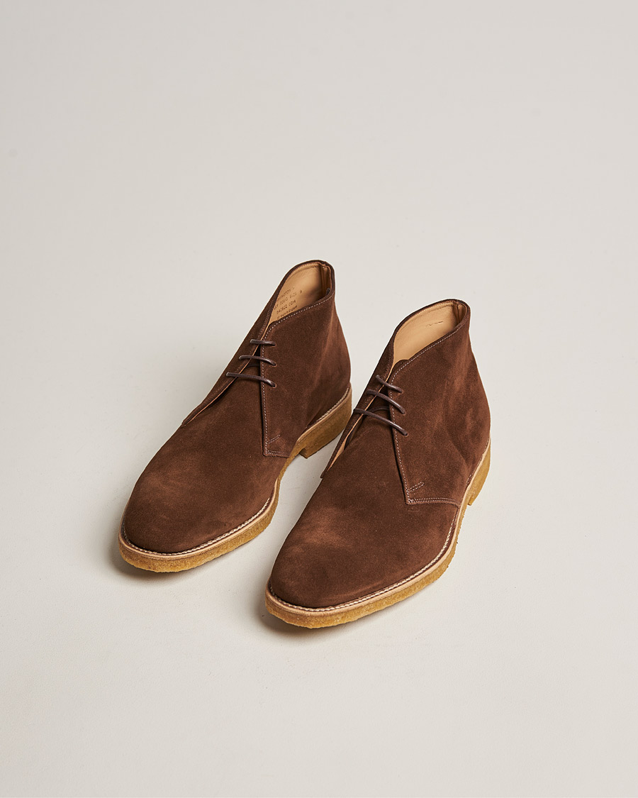 Herr | Skor | Loake 1880 | Rivington Suede Crepe Sole Chukka Brown