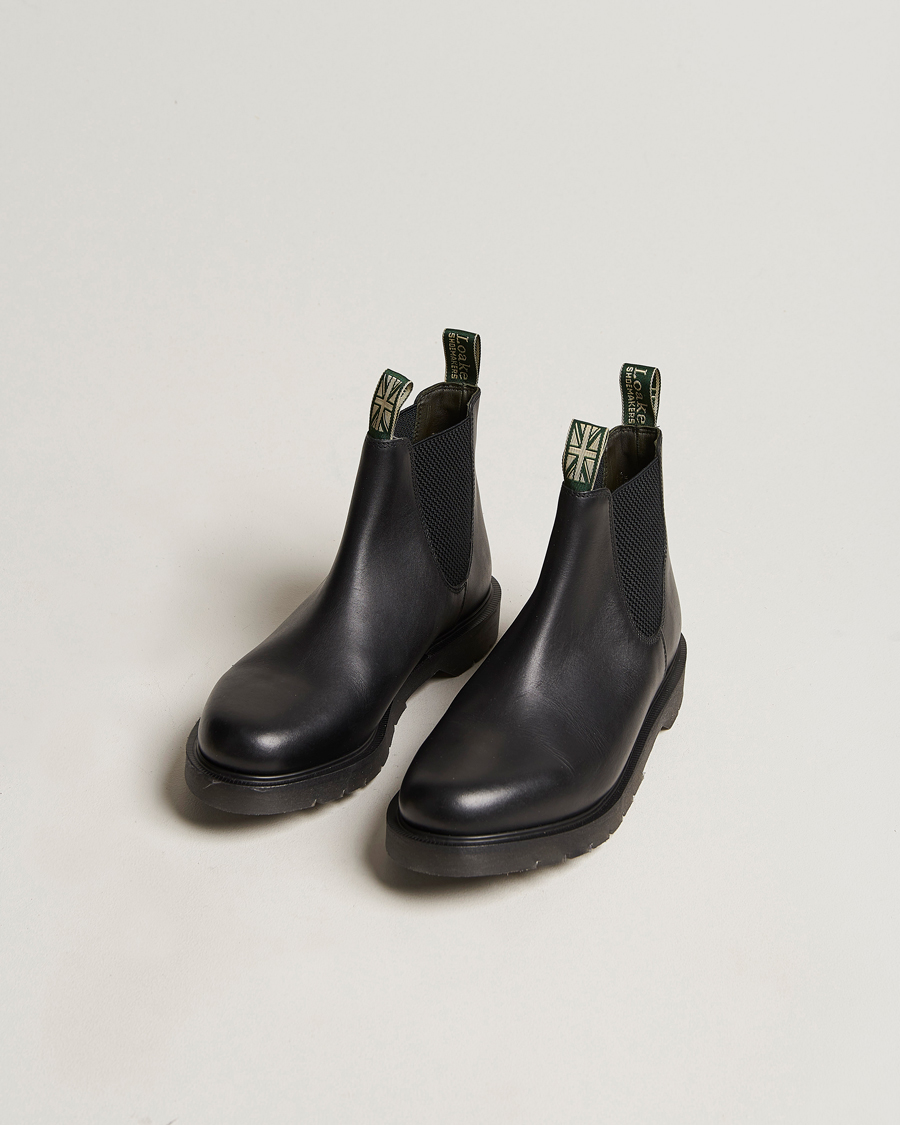 Herr |  | Loake Shoemakers | McCauley Heat Sealed Chelsea Black Leather