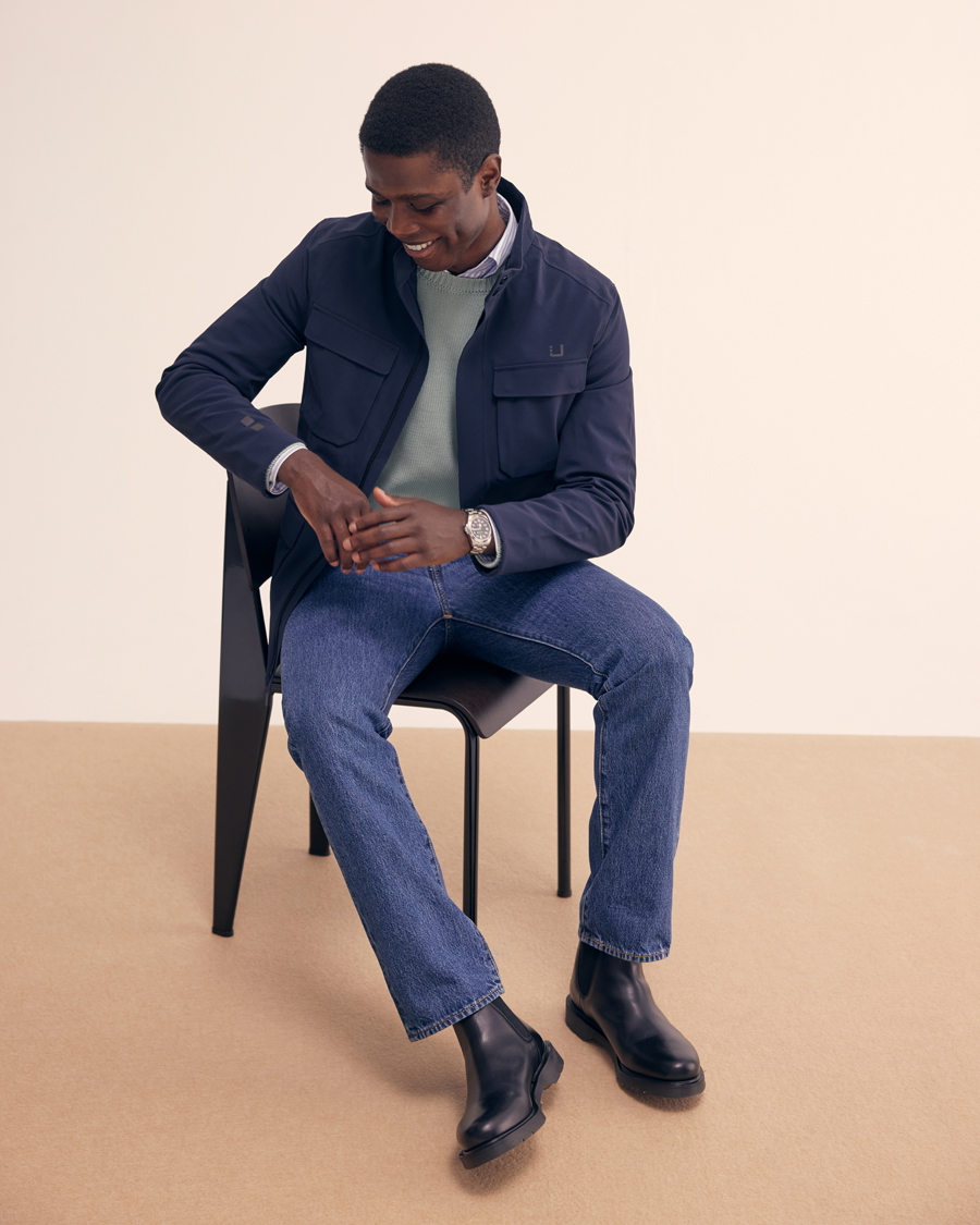 Herr | Kängor | Loake Shoemakers | Loake 1880 Mccauley Heat Sealed Chelsea Black Leather