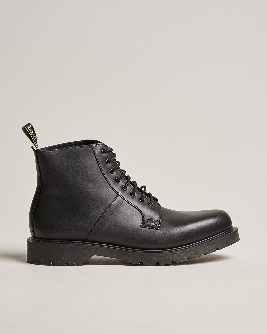 Herr | Loake Shoemakers Niro Heat Sealed Laced Boot Black Leather | Loake Shoemakers | Niro Heat Sealed Laced Boot Black Leather