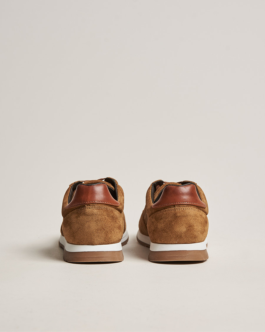 Herr | Sneakers | Design Loake | Bannister Running Sneaker Tan Suede