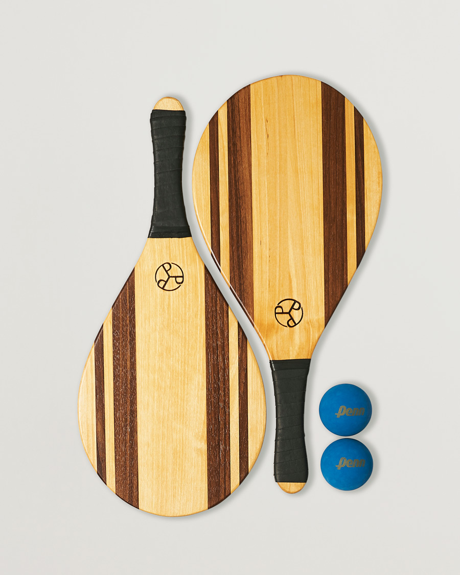 Herr | Please Please Please Sandhammaren Birch/Walnut Beach Bat Set | Please Please Please | Sandhammaren Birch/Walnut Beach Bat Set