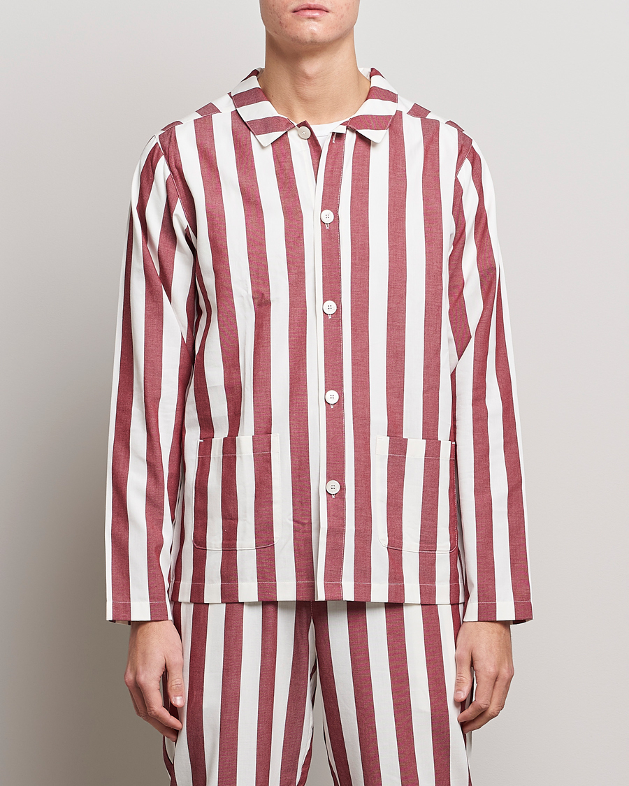 Herr |  | Nufferton | Uno Striped Pyjama Set Red/White
