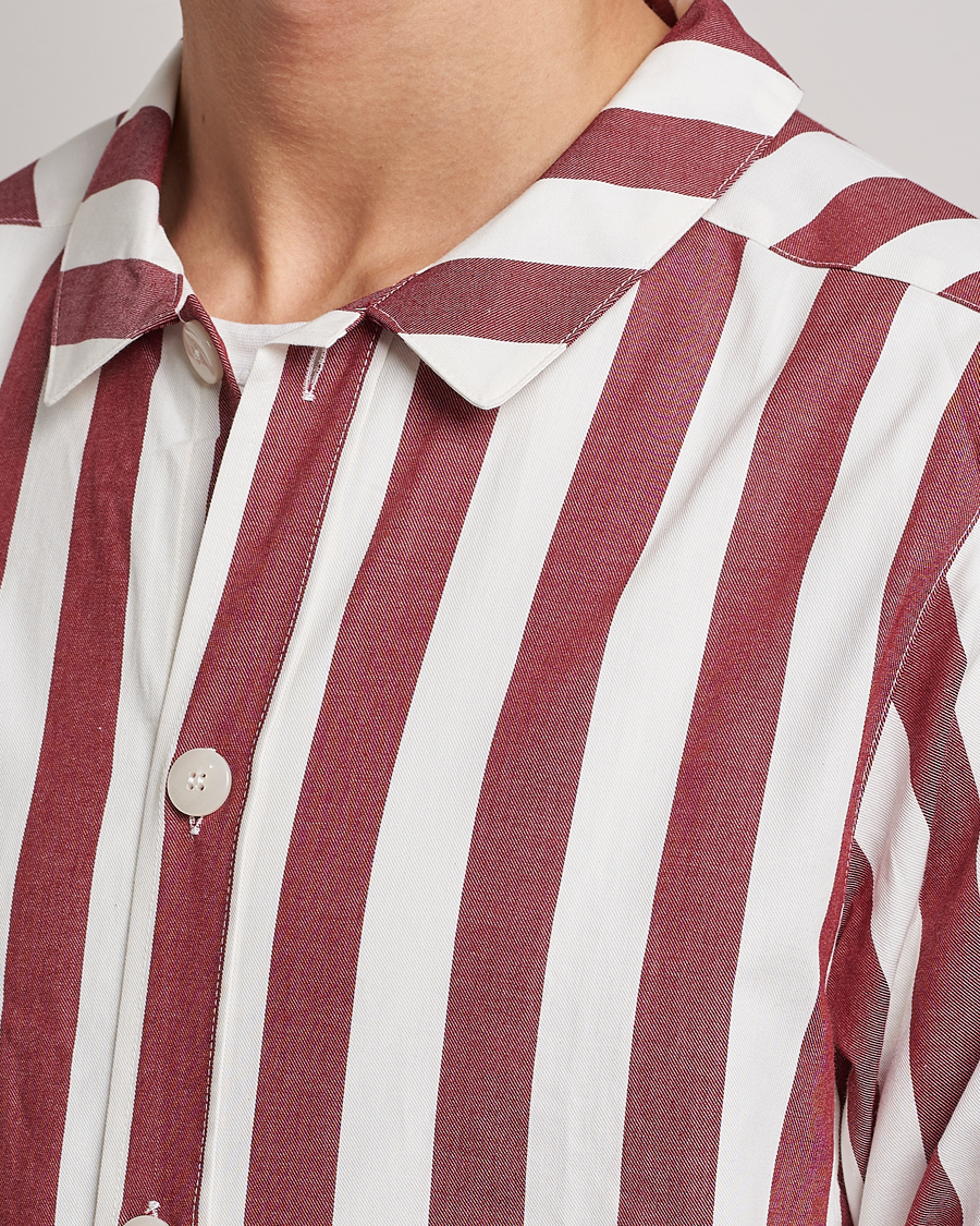 Herr | | Nufferton | Uno Striped Pyjama Set Red/White