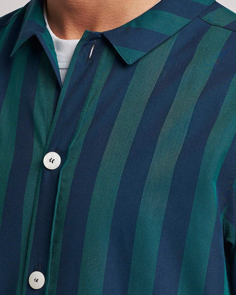 Herr | | Nufferton | Uno Striped Pyjama Set Blue/Green