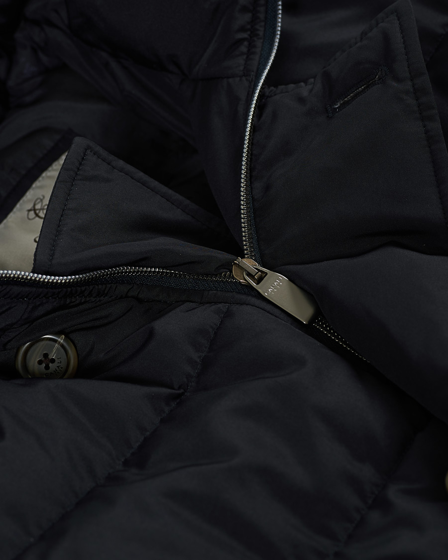 Herr | Jackor | Canali | Double Breasted Down Jacket Navy