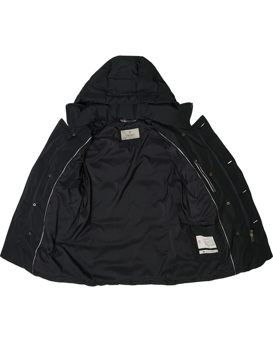 Herr | Jackor | Canali | Double Breasted Down Jacket Navy