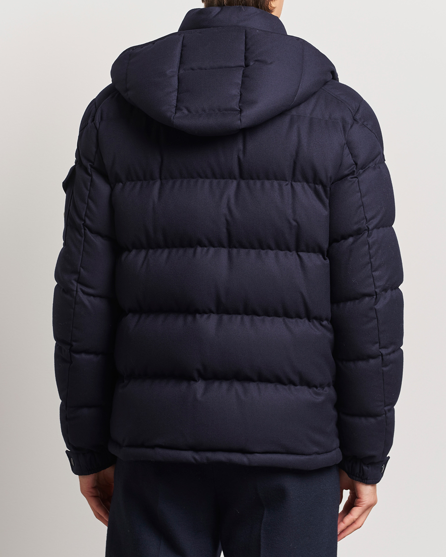 Herr | Jackor | Moncler | Montgenevre Flannel Down Jacket Navy