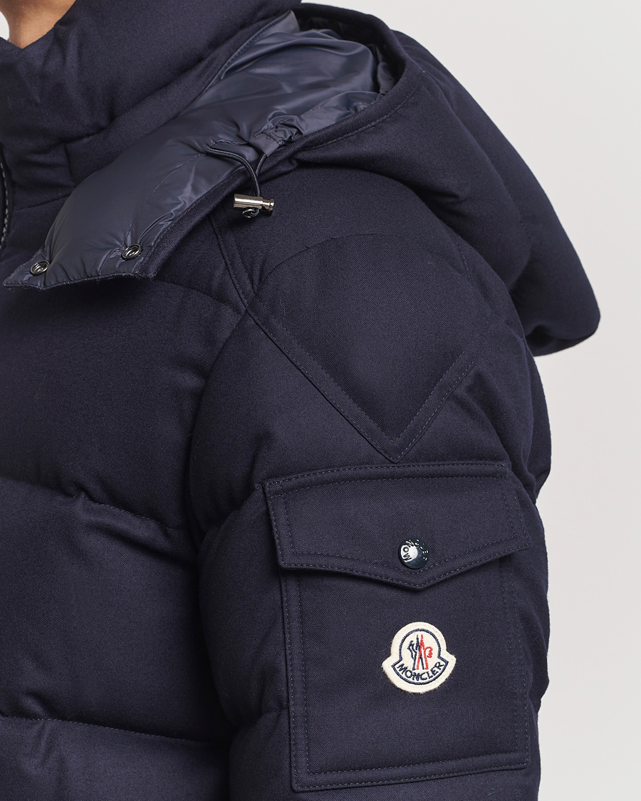 Herr | Jackor | Moncler | Montgenevre Flannel Down Jacket Navy