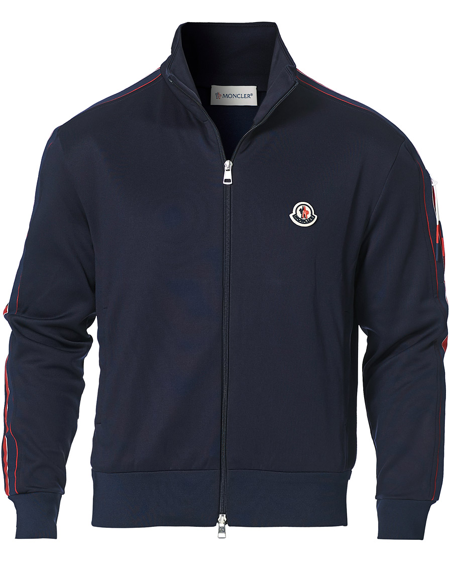 Herr | Tröjor | Moncler | Full Zip Sweater Navy