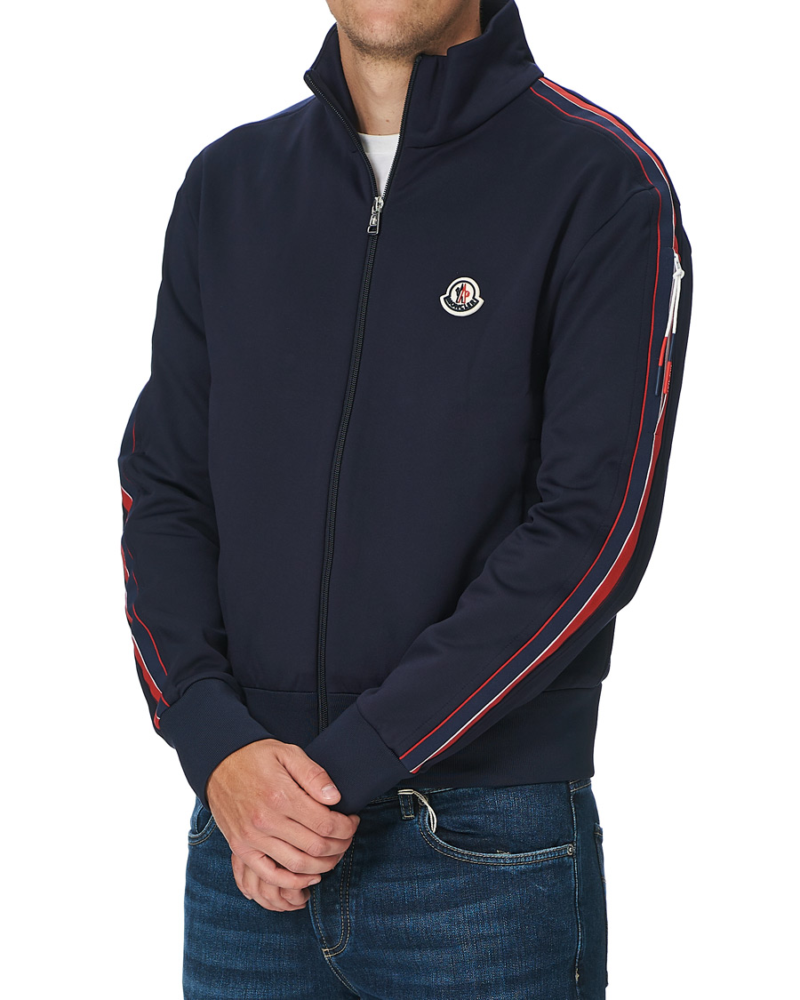 Herr | Tröjor | Moncler | Full Zip Sweater Navy