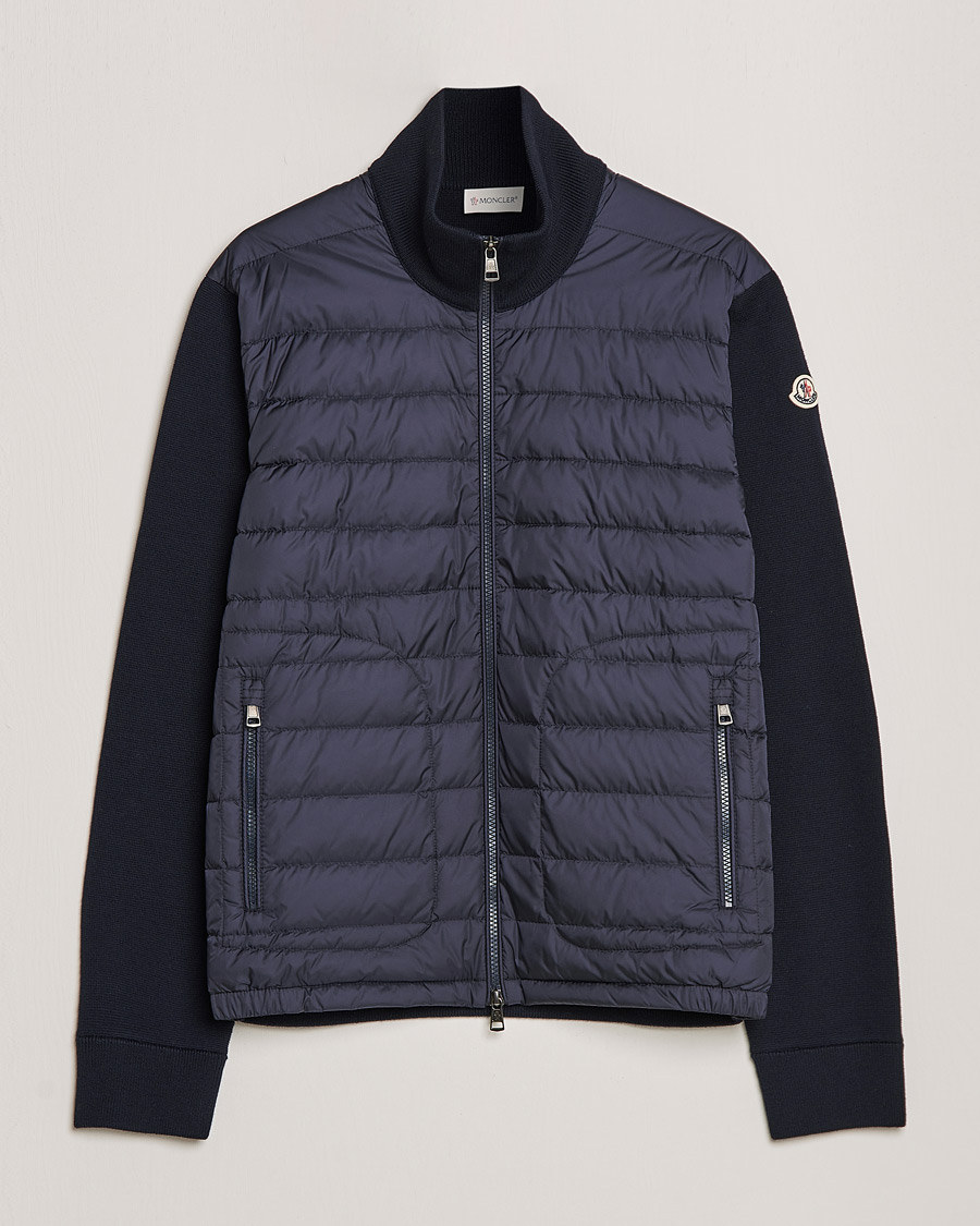 Herr | Jackor | Moncler | Hybrid Zip Cardigan Navy