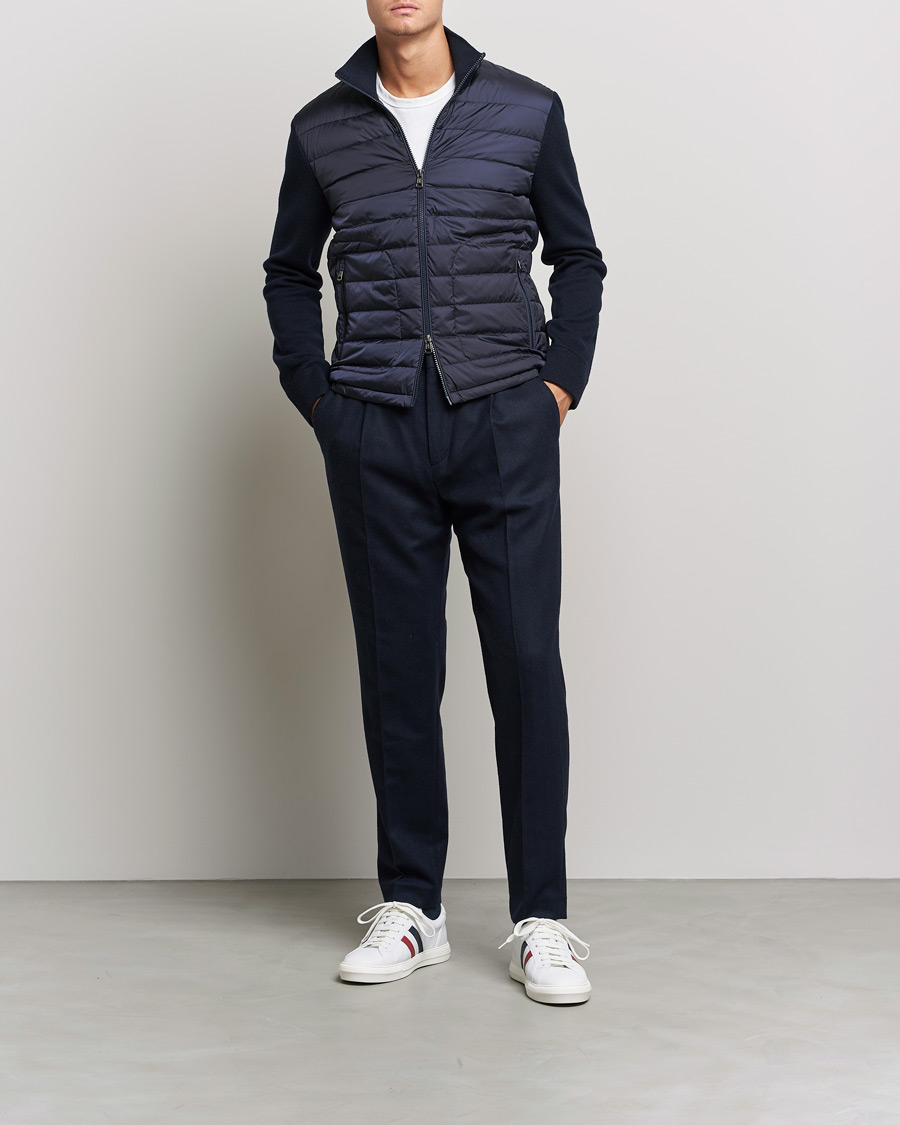 Herr | Jackor | Moncler | Hybrid Zip Cardigan Navy