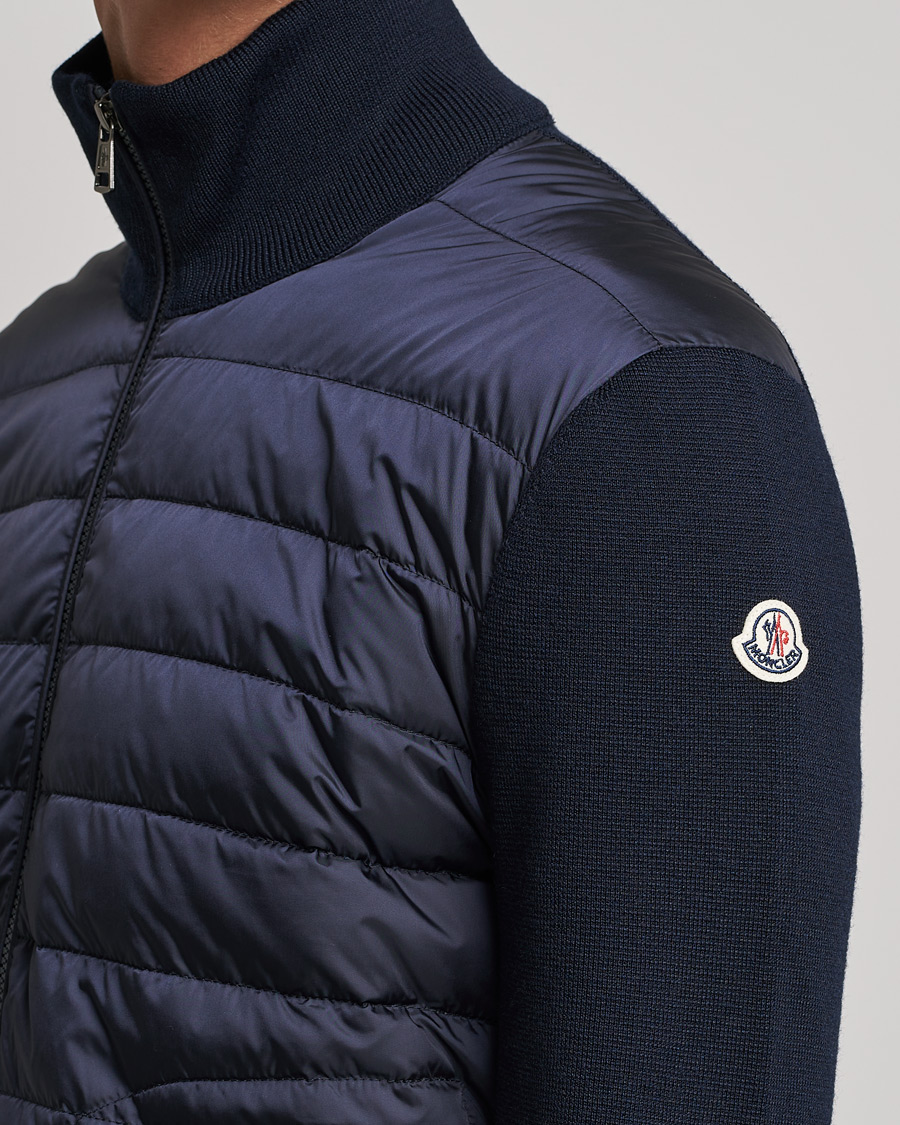 Herr | Tröjor | Moncler | Hybrid Zip Cardigan Navy