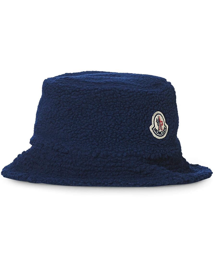 Herr | Moncler Teddy Bucket Hat Dark Blue | Moncler | Teddy Bucket Hat Dark Blue