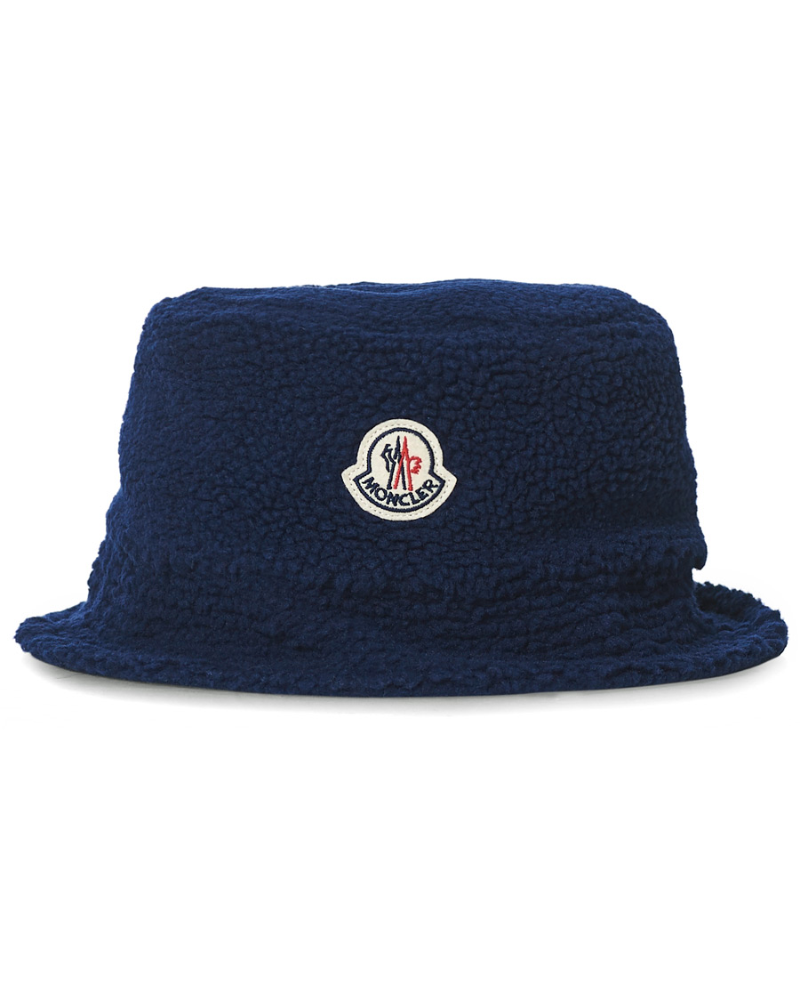 Herr | Moncler Teddy Bucket Hat Dark Blue | Moncler | Teddy Bucket Hat Dark Blue