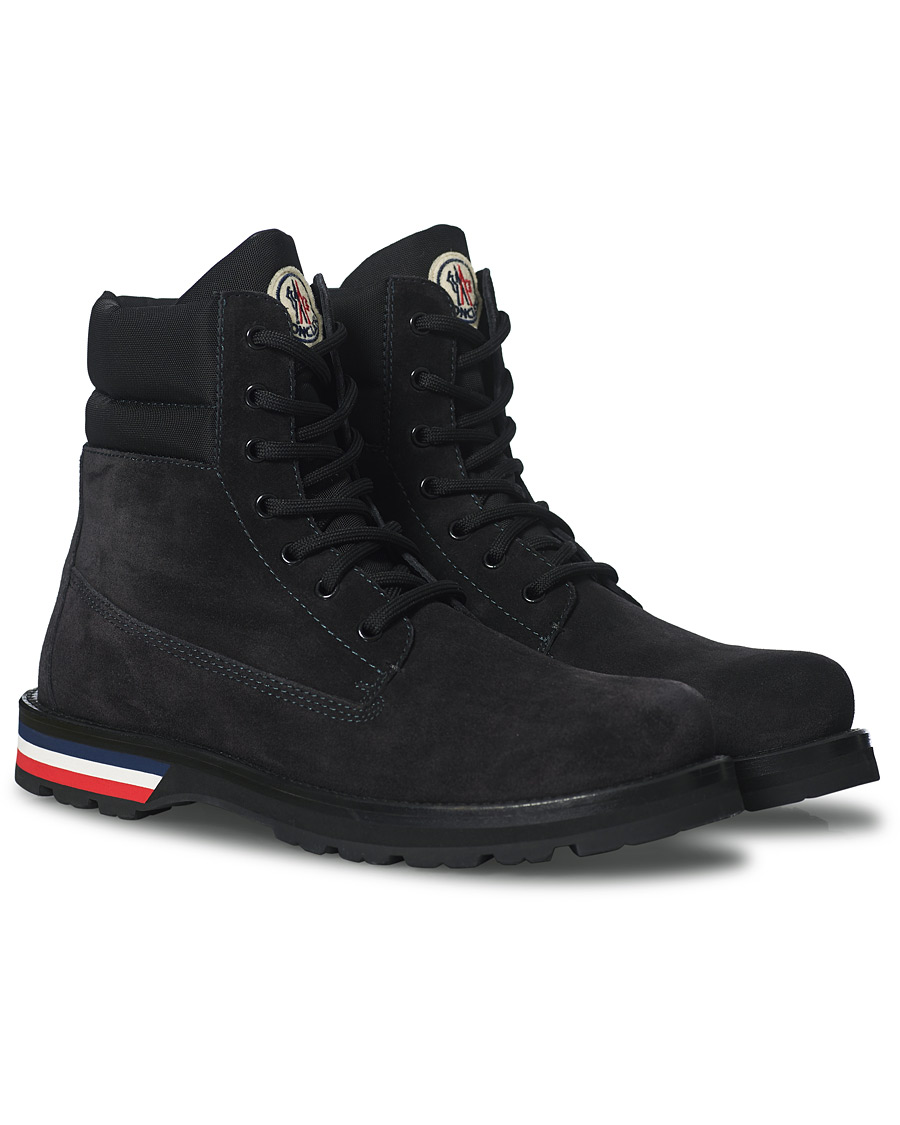 Herr | Moncler Vancouver Ankle Boots Black Suede | Moncler | Vancouver Ankle Boots Black Suede