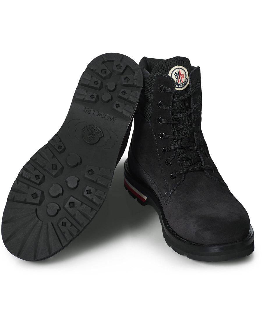 Herr | Moncler Vancouver Ankle Boots Black Suede | Moncler | Vancouver Ankle Boots Black Suede