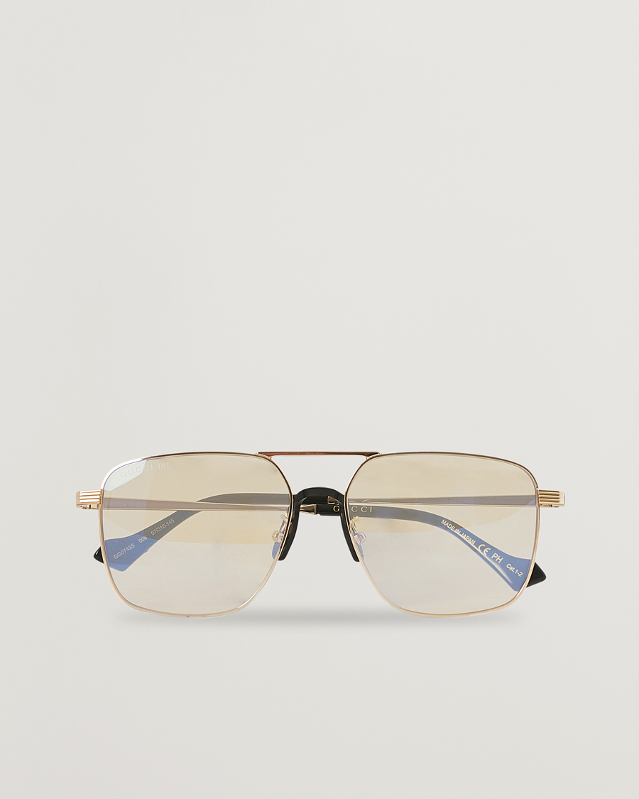Herr | Gucci GG0743S Photochromic Sunglasses Shiny Endura Gold | Gucci | GG0743S Photochromic Sunglasses Shiny Endura Gold