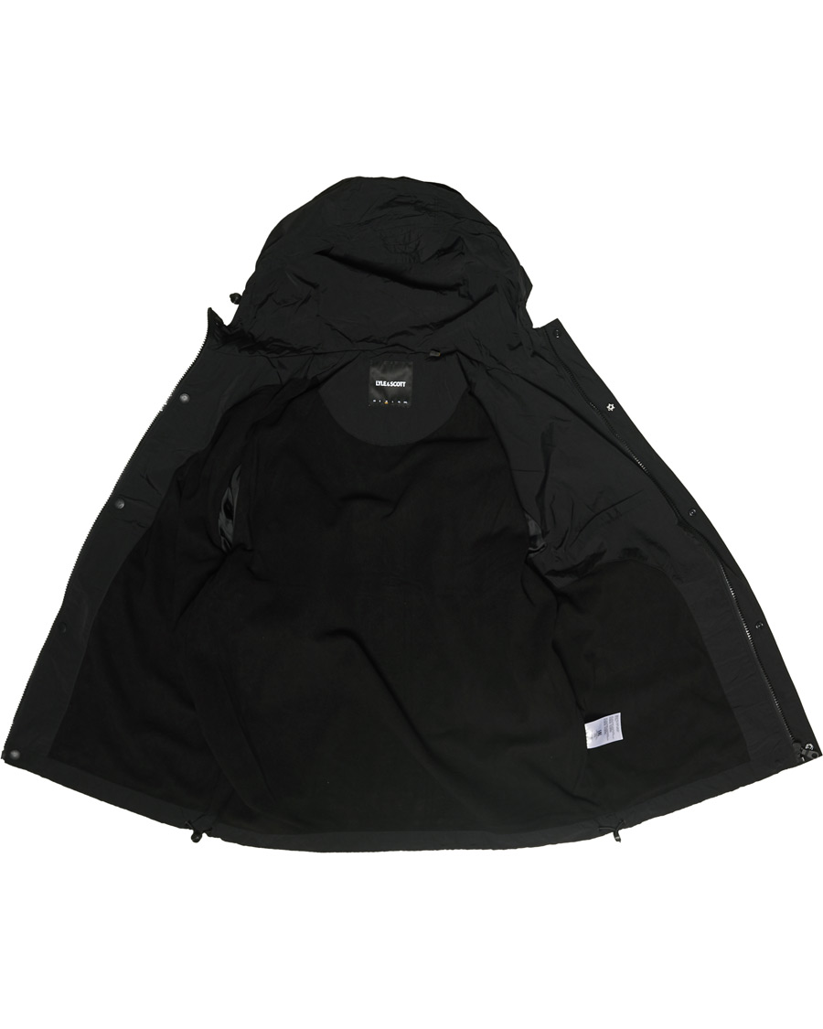 Herr | Jackor | Lyle & Scott | Hooded Pocket Jacket Black