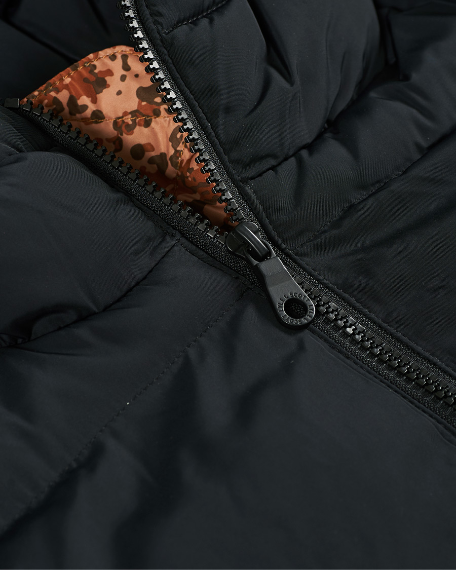 Herr | Jackor | Lyle & Scott | Earth Print Padded Jacket Jet Black