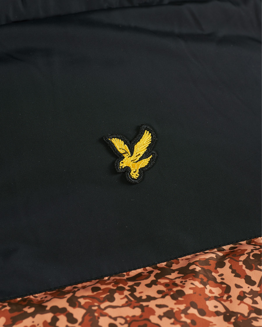 Herr | Jackor | Lyle & Scott | Earth Print Padded Jacket Jet Black