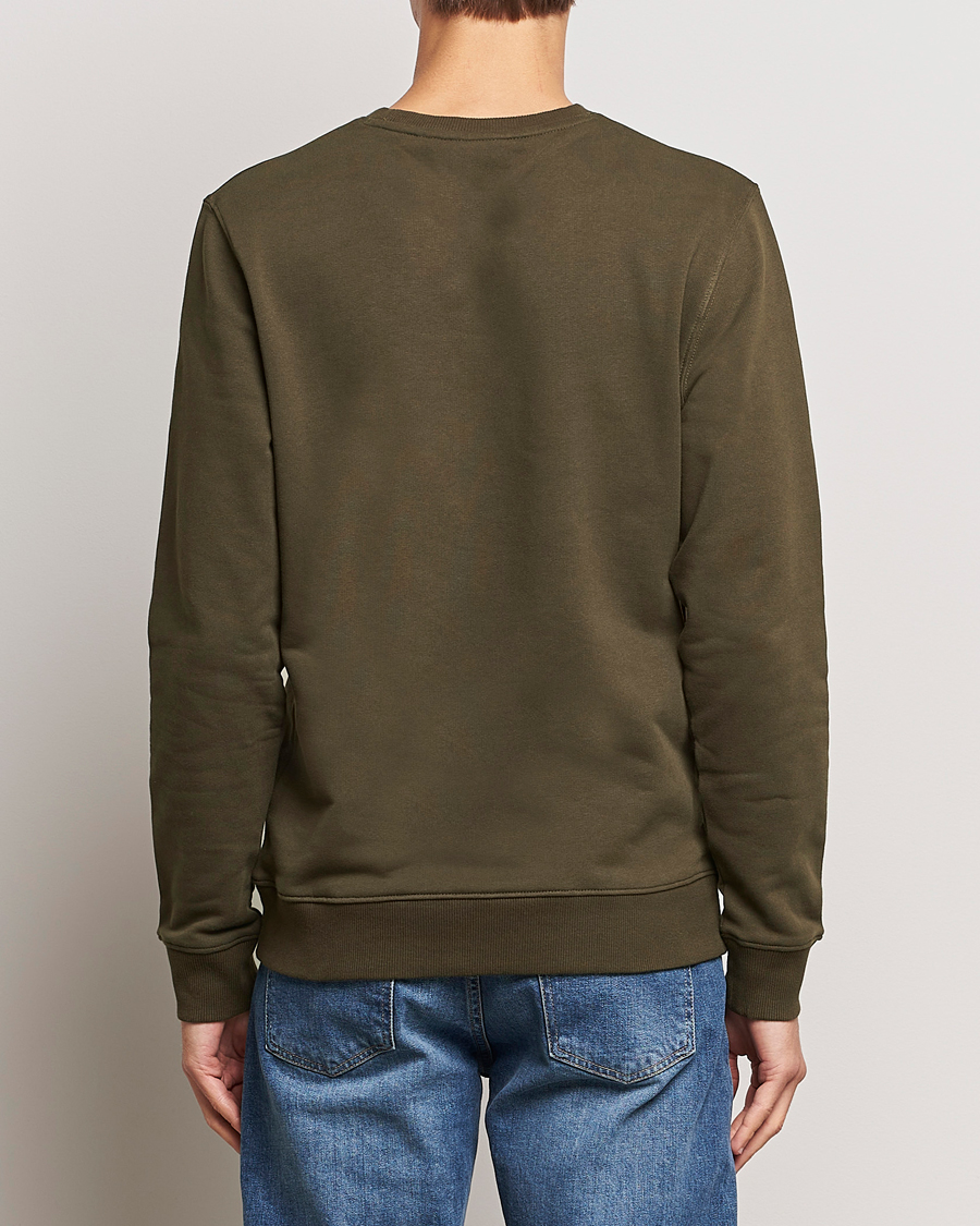 Herr | Tröjor | Lyle & Scott | Organic Cotton Crew Neck Olive