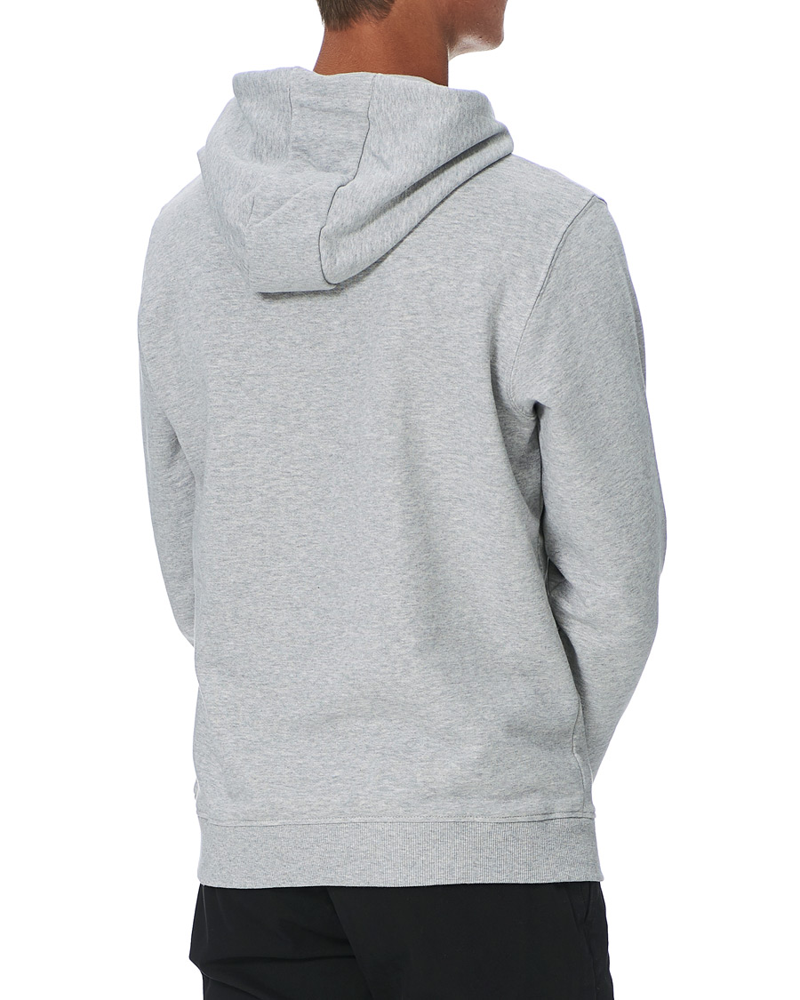 Herr | Tröjor | Lyle & Scott | Organic Cotton Pullover Hoodie Light Grey Melange
