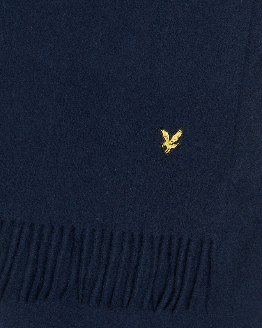 Herr | Lyle & Scott Lambswool Scarf Dark Navy | Lyle & Scott | Lambswool Scarf Dark Navy
