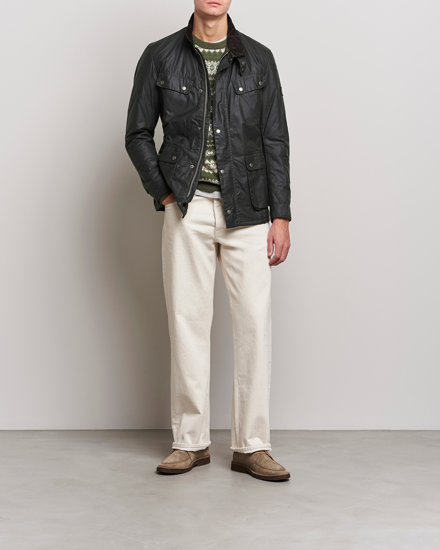 Herr | Jackor | Barbour International | Duke Jacket Sage