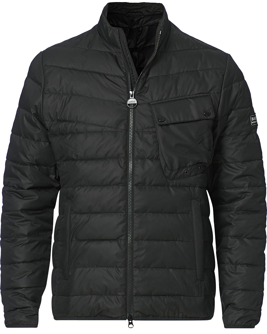 Herr | Jackor | Barbour International | Winter Chain Baffle Quilt Jacket Black