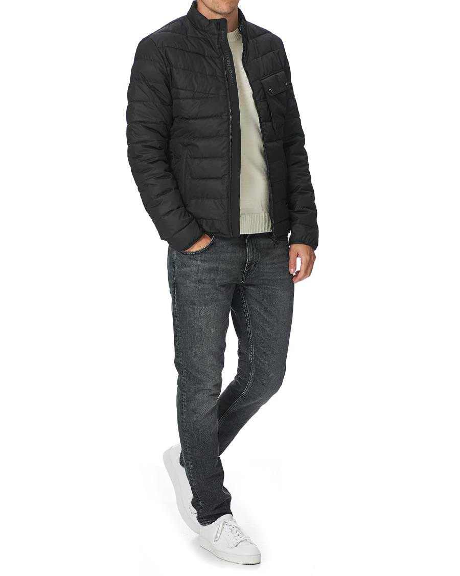 Herr | Jackor | Barbour International | Winter Chain Baffle Quilt Jacket Black