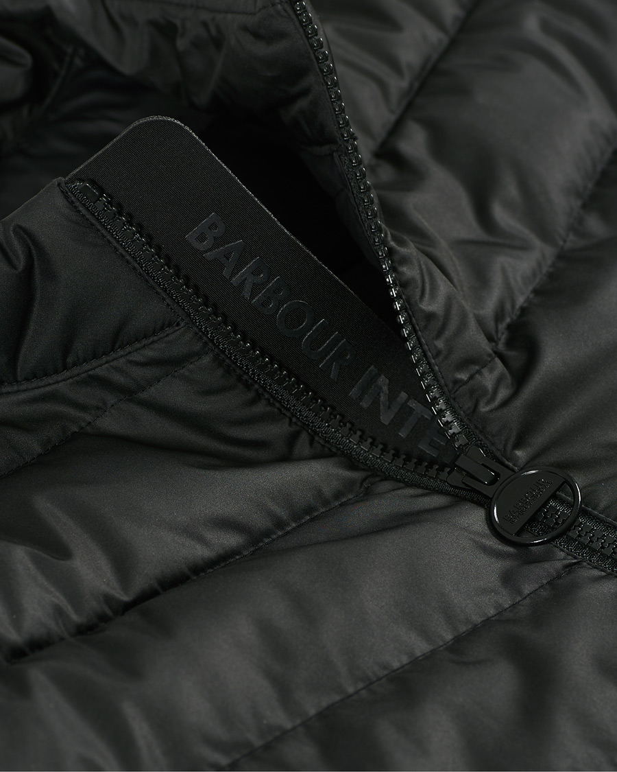 Herr | Jackor | Barbour International | Winter Chain Baffle Quilt Jacket Black
