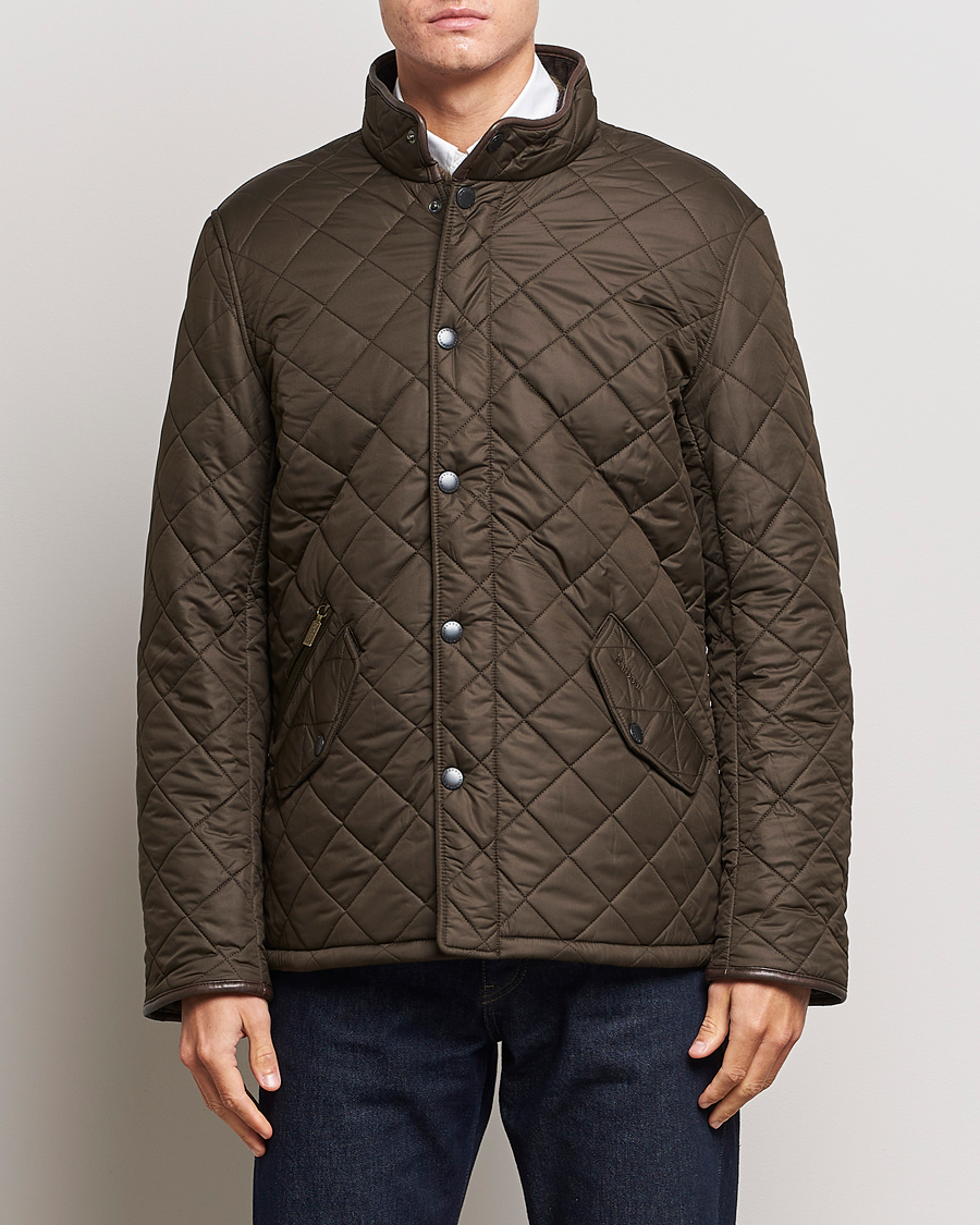Herr | Quiltade jackor | Barbour Lifestyle | Powell Quilted Jacket Olive