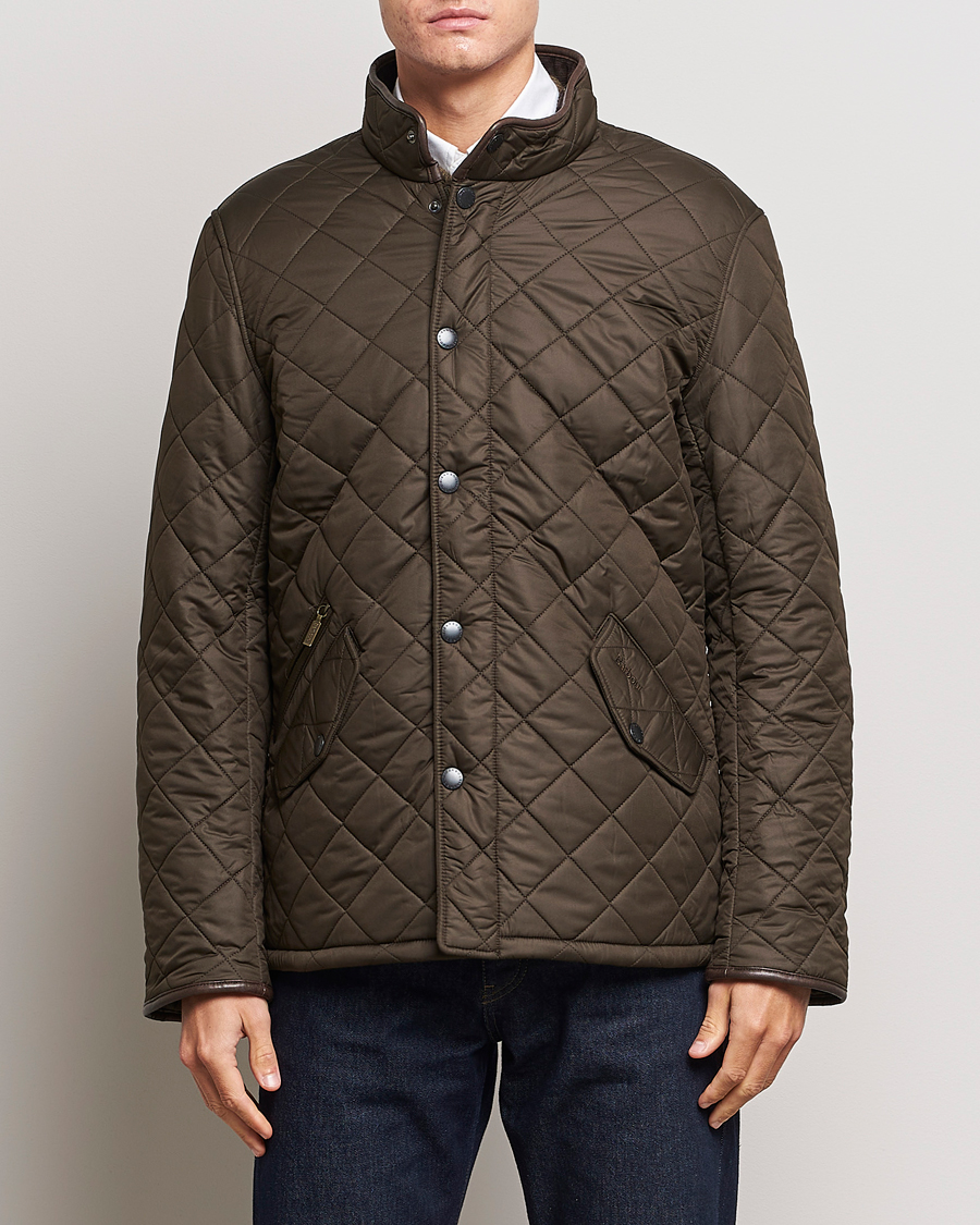 Herr | Jackor | Barbour Lifestyle | Powell Quilted Jacket Olive