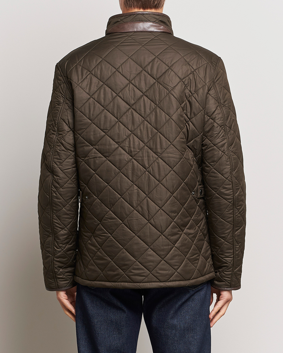 Herr | Jackor | Barbour Lifestyle | Powell Quilted Jacket Olive